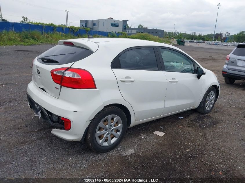 2016 Kia Rio VIN: KNADM5A38G6735423 Lot: 12062146