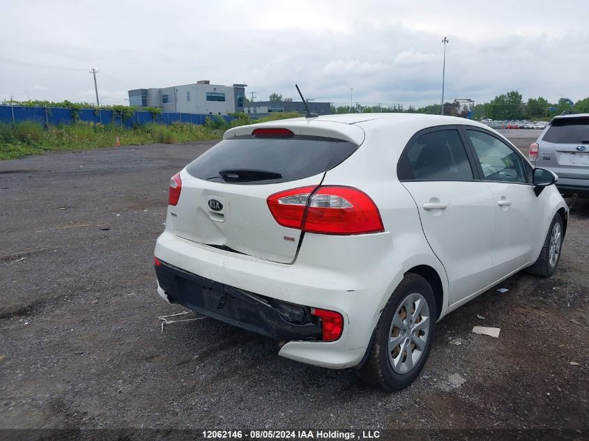 2016 Kia Rio VIN: KNADM5A38G6735423 Lot: 12062146