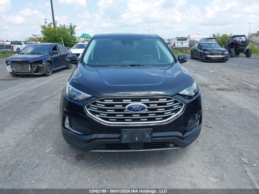 2022 Ford Edge Titanium VIN: 2FMPK4K93NBA75756 Lot: 12062198