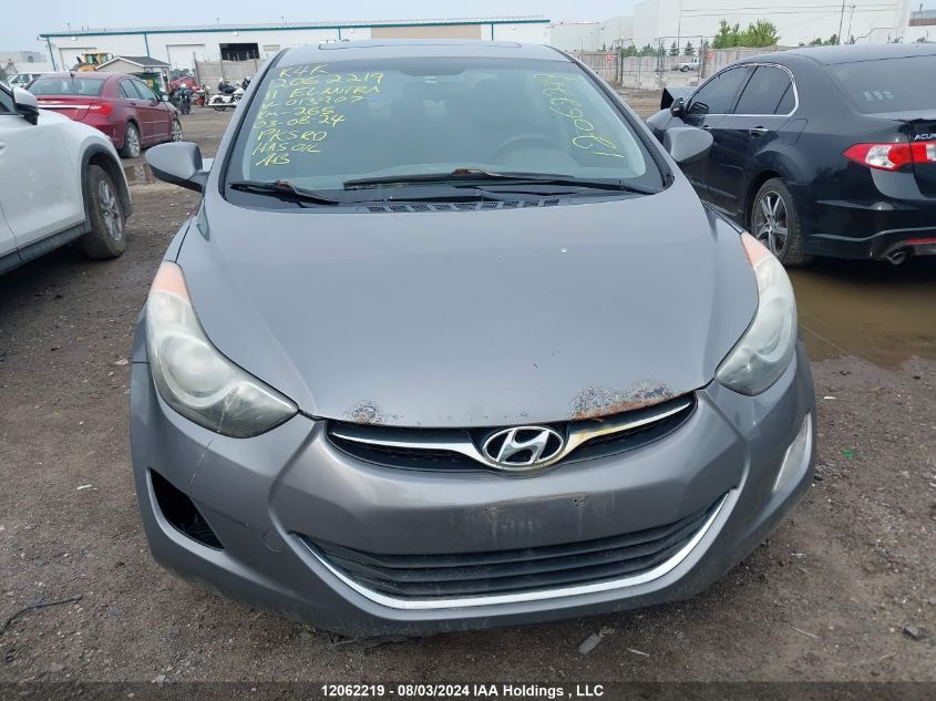 2011 Hyundai Elantra VIN: 5NPDH4AE1BH013907 Lot: 12062219