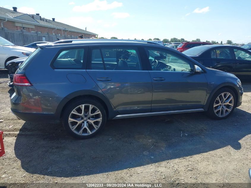 2019 Volkswagen Golf Alltrack VIN: 3VWH17AU6KM521120 Lot: 12062233