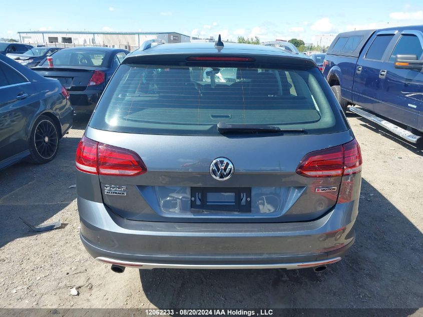 2019 Volkswagen Golf Alltrack VIN: 3VWH17AU6KM521120 Lot: 12062233