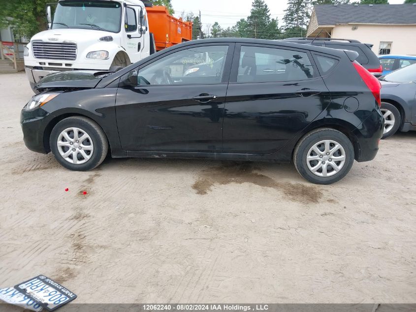 2013 Hyundai Accent Gls/Gs VIN: KMHCT5AE1DU133632 Lot: 12062240