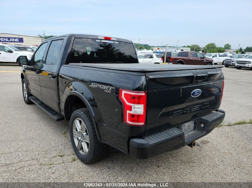2018 Ford F150 Supercrew VIN: 1FTEW1E54JFE24469 Lot: 12062243