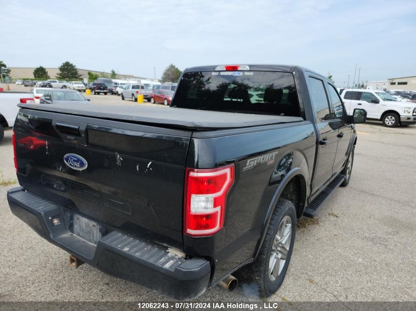 2018 Ford F150 Supercrew VIN: 1FTEW1E54JFE24469 Lot: 12062243
