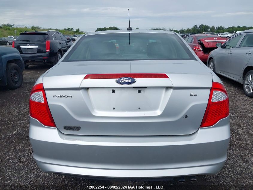 2012 Ford Fusion Se VIN: 3FAHP0HA4CR139926 Lot: 12062254