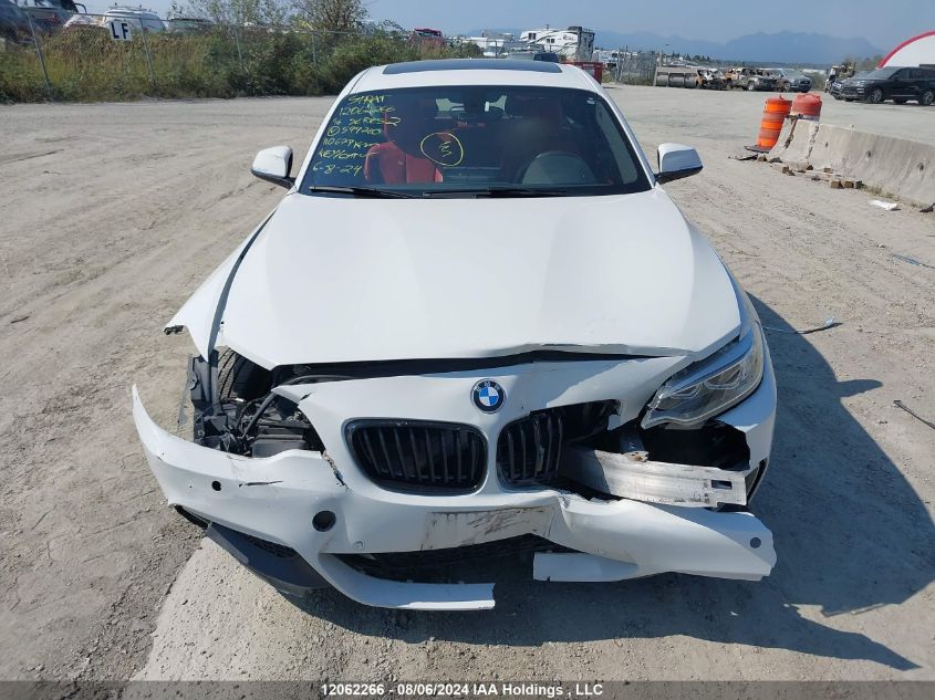 2016 BMW 2 Series VIN: WBA1G9C55GV599760 Lot: 12062266