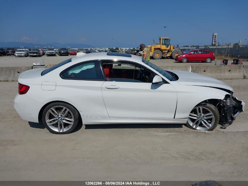 2016 BMW 2 Series VIN: WBA1G9C55GV599760 Lot: 12062266