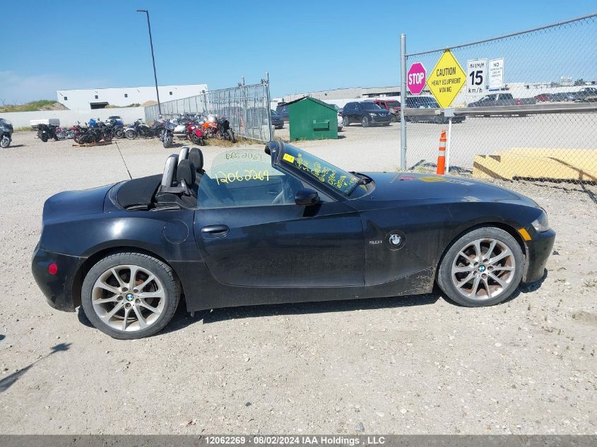 2008 BMW Z4 3.0 VIN: 4USBU33568LW73952 Lot: 12062269