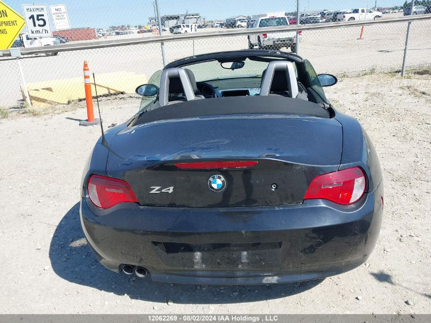 2008 BMW Z4 3.0 VIN: 4USBU33568LW73952 Lot: 12062269