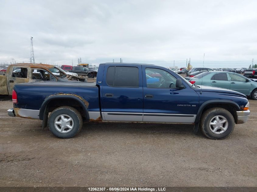 2000 Dodge Dakota VIN: 1B7GL2AN4YS689701 Lot: 12062307