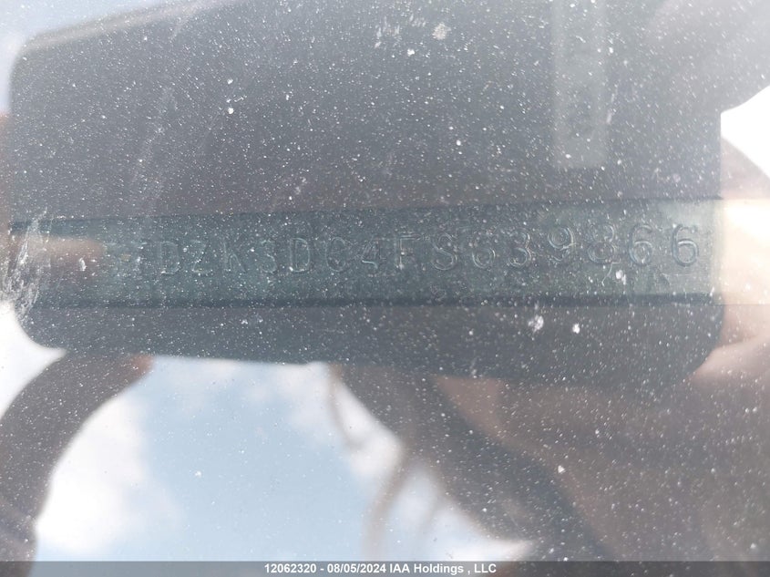 2015 Toyota Sienna VIN: 5TDZK3DC4FS639866 Lot: 12062320