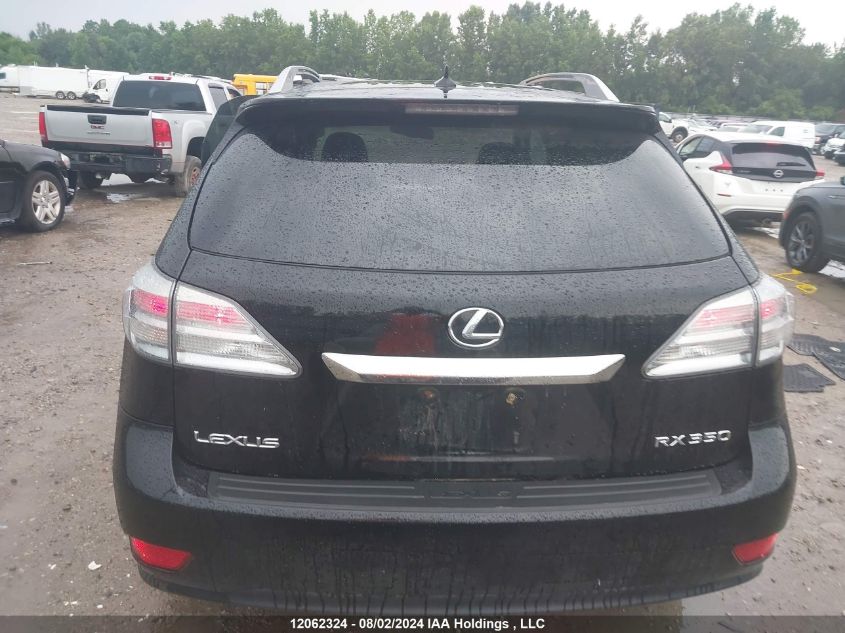 2010 Lexus Rx 350 VIN: 2T2BK1BAXAC046176 Lot: 12062324