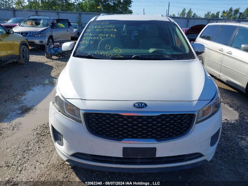 2018 Kia Sedona Lx VIN: KNDMB5C11J6401830 Lot: 12062340