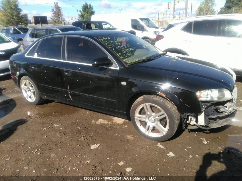 2007 Audi A4 VIN: WAUDF78E67A183379 Lot: 12062376