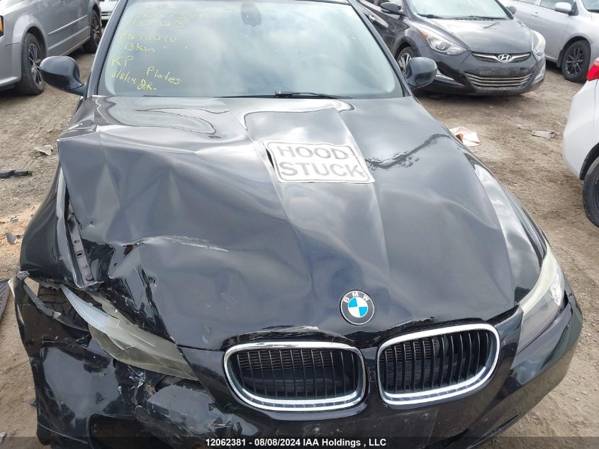 2011 BMW 3 Series VIN: WBAPK7G59BNN78040 Lot: 12062381