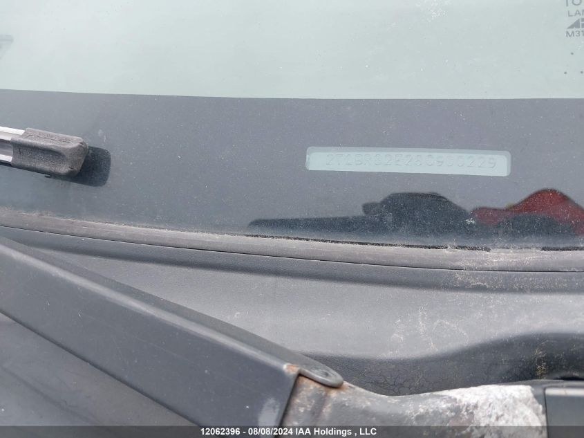 2008 Toyota Corolla Ce/Le/S VIN: 2T1BR32E28C900229 Lot: 12062396