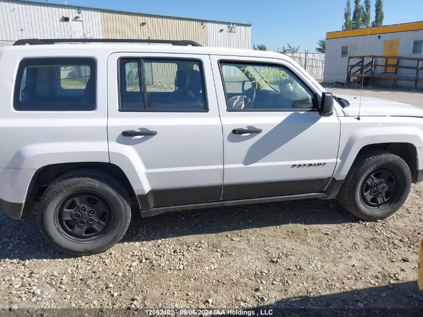 2016 Jeep Patriot VIN: 1C4NJPAB1GD588599 Lot: 12062402