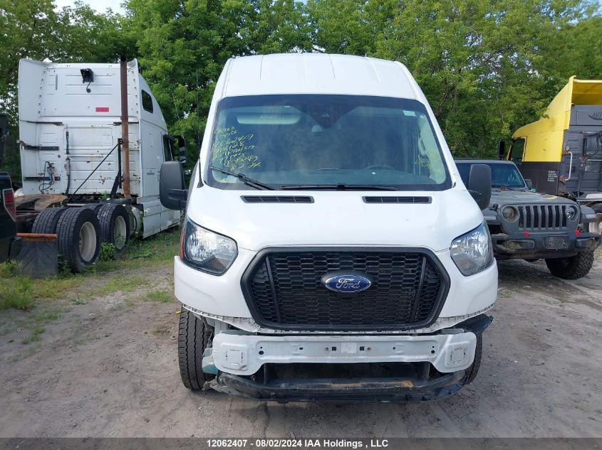 2021 Ford Transit T-250 VIN: 1FTBR3X87MKA18128 Lot: 12062407