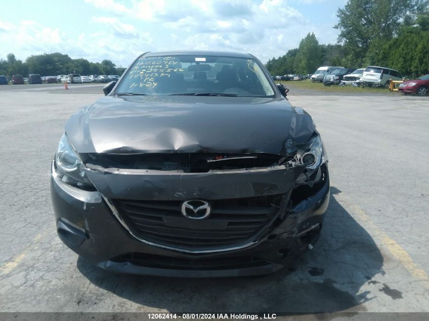 2016 Mazda Mazda3 VIN: 3MZBM1U70GM295566 Lot: 12062414