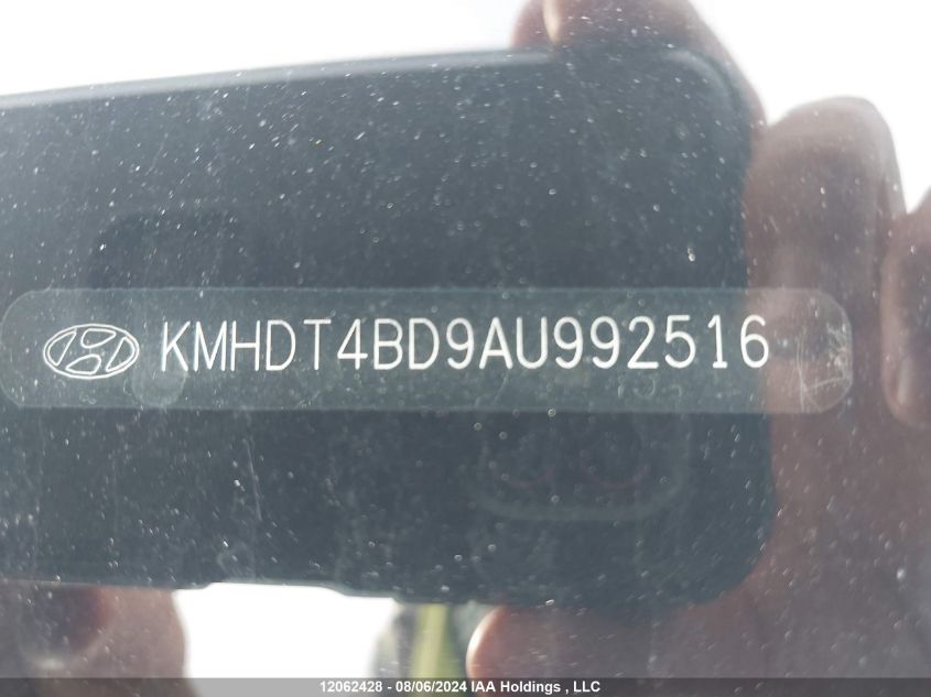 2010 Hyundai Elantra VIN: KMHDT4BD9AU992516 Lot: 12062428