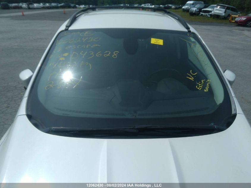 2013 Ford Escape Sel VIN: 1FMCU9H91DUD43628 Lot: 12062430