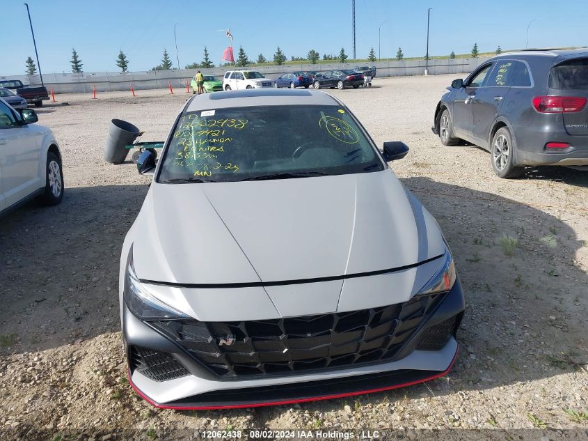 2023 Hyundai Elantra N Dct VIN: KMHLW4AKXPU009421 Lot: 12062438