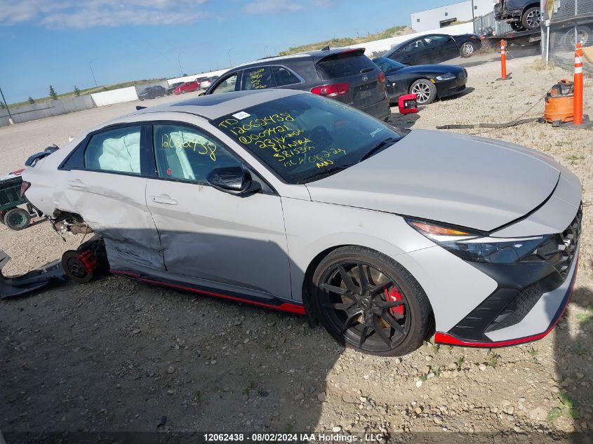 2023 Hyundai Elantra N Dct VIN: KMHLW4AKXPU009421 Lot: 12062438