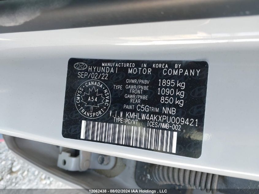 2023 Hyundai Elantra N Dct VIN: KMHLW4AKXPU009421 Lot: 12062438