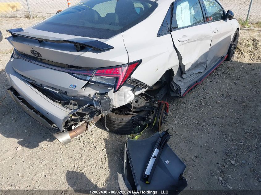 2023 Hyundai Elantra N Dct VIN: KMHLW4AKXPU009421 Lot: 12062438