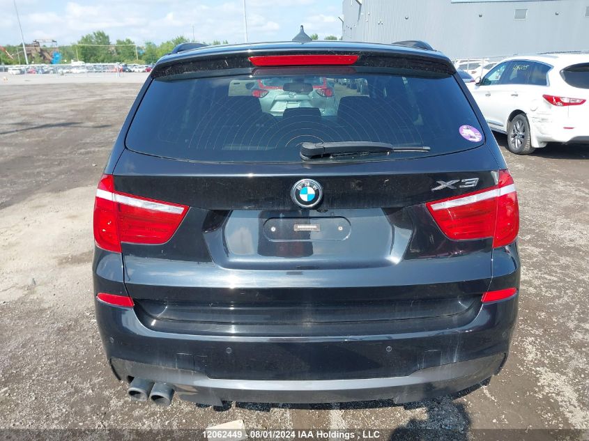 2016 BMW X3 VIN: 5UXWX7C52G0S17211 Lot: 12062449