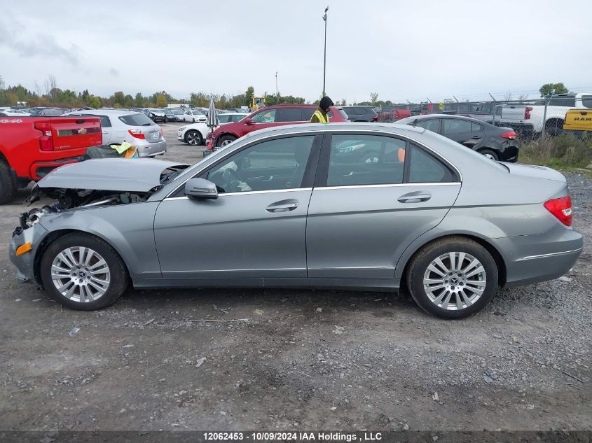 2012 Mercedes-Benz C-Class VIN: WDDGF8FB4CA715632 Lot: 12062453