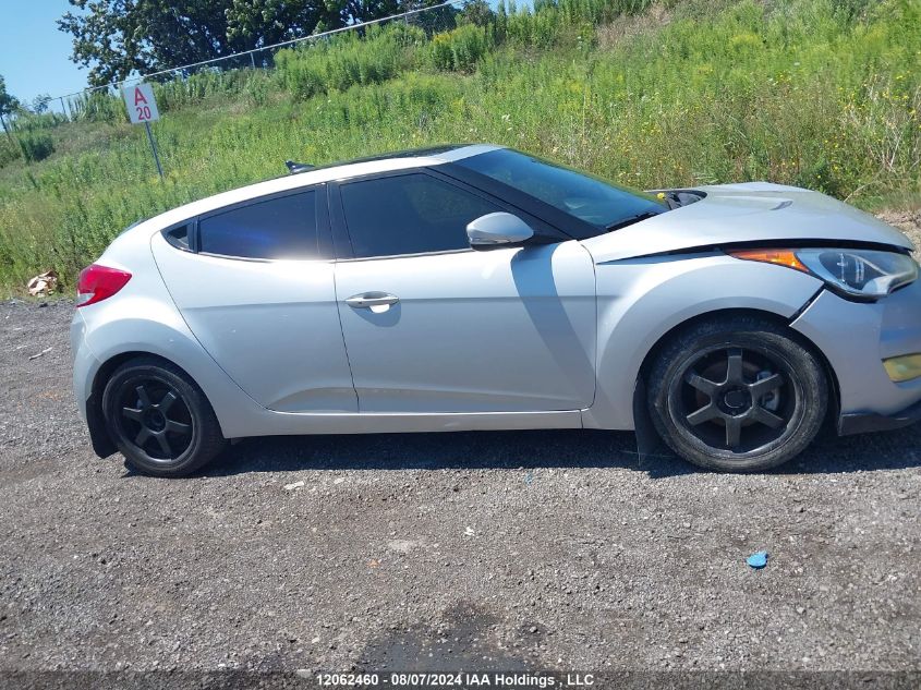 2015 Hyundai Veloster VIN: KMHTC6AD1FU219636 Lot: 12062460