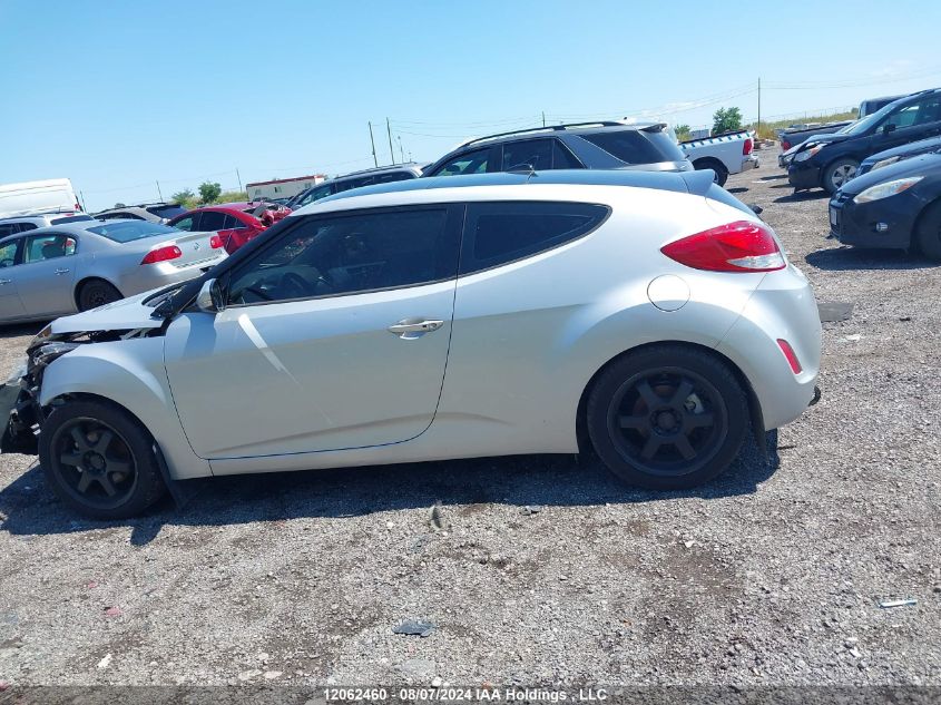 2015 Hyundai Veloster VIN: KMHTC6AD1FU219636 Lot: 12062460