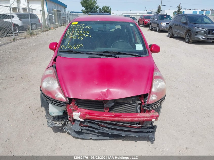 2007 Honda Fit VIN: JHMGD384X7S813838 Lot: 12062470