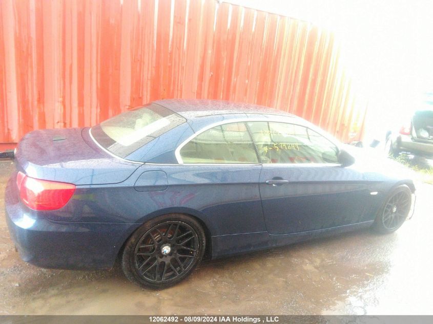 2011 BMW 3 Series VIN: WBADX7C54BE579249 Lot: 12062492