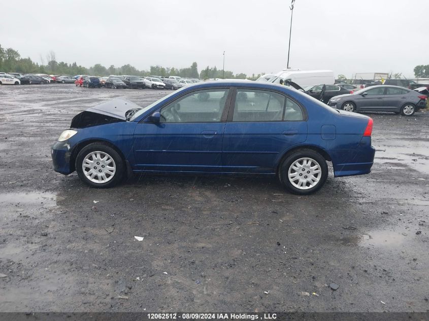 2004 Honda Civic Sdn VIN: 2HGES16664H933812 Lot: 12062512