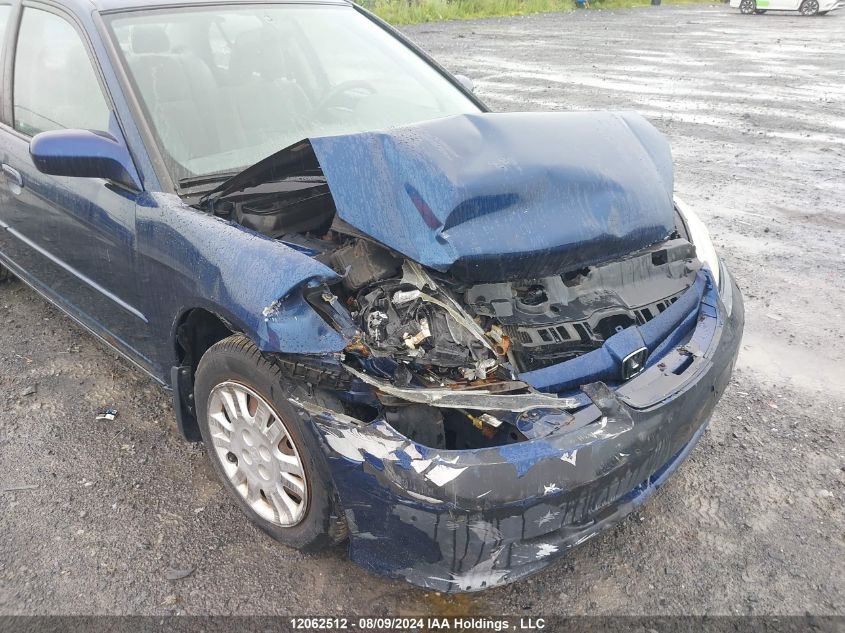 2004 Honda Civic Sdn VIN: 2HGES16664H933812 Lot: 12062512