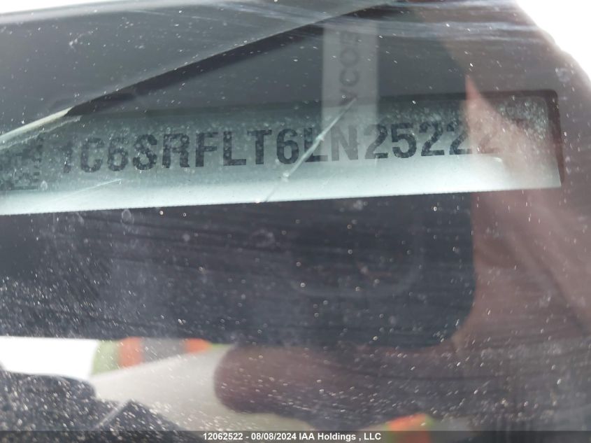 2020 Ram 1500 Rebel VIN: 1C6SRFLT6LN252227 Lot: 12062522