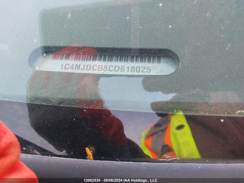 2012 Jeep Compass Limited VIN: 1C4NJDCB8CD618025 Lot: 12062530