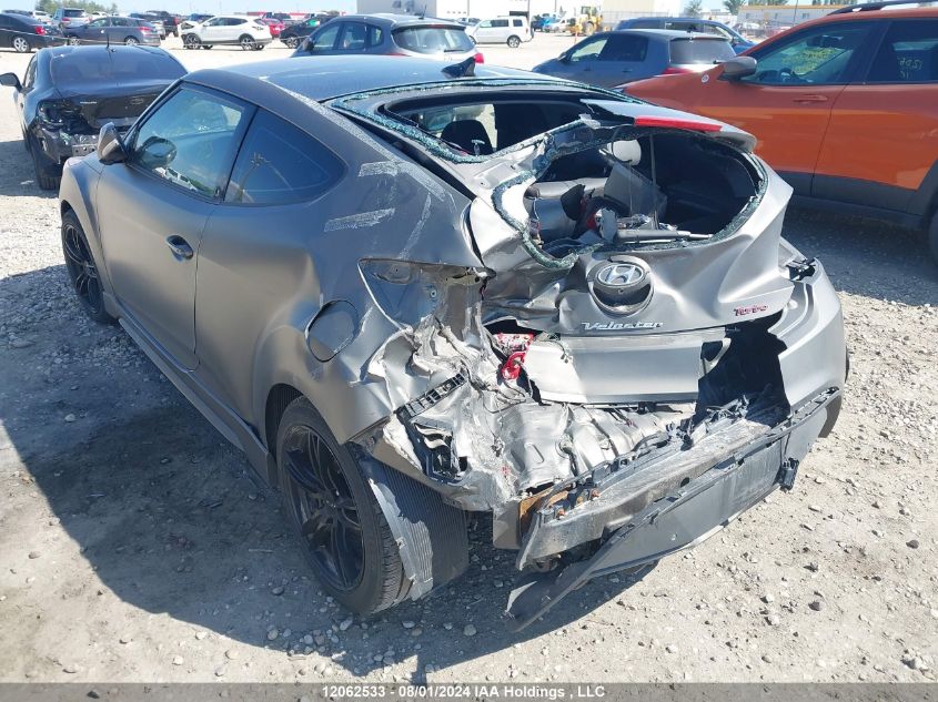 2013 Hyundai Veloster Turbo VIN: KMHTC6AE4DU143822 Lot: 12062533
