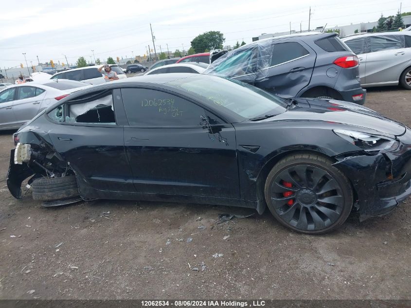 2022 Tesla Model 3 VIN: 5YJ3E1EC3NF263955 Lot: 12062534