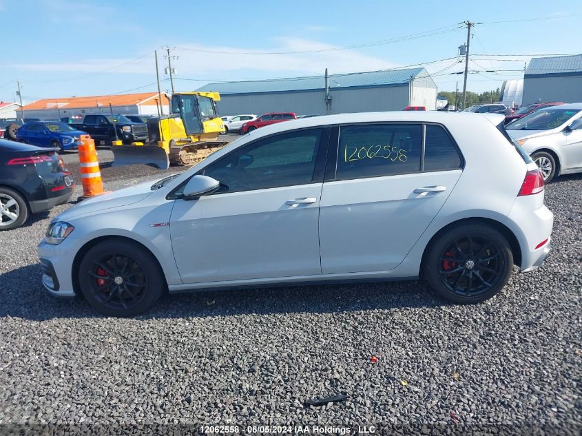 2019 Volkswagen Golf Gti VIN: 3VW6T7AU3KM018744 Lot: 12062558