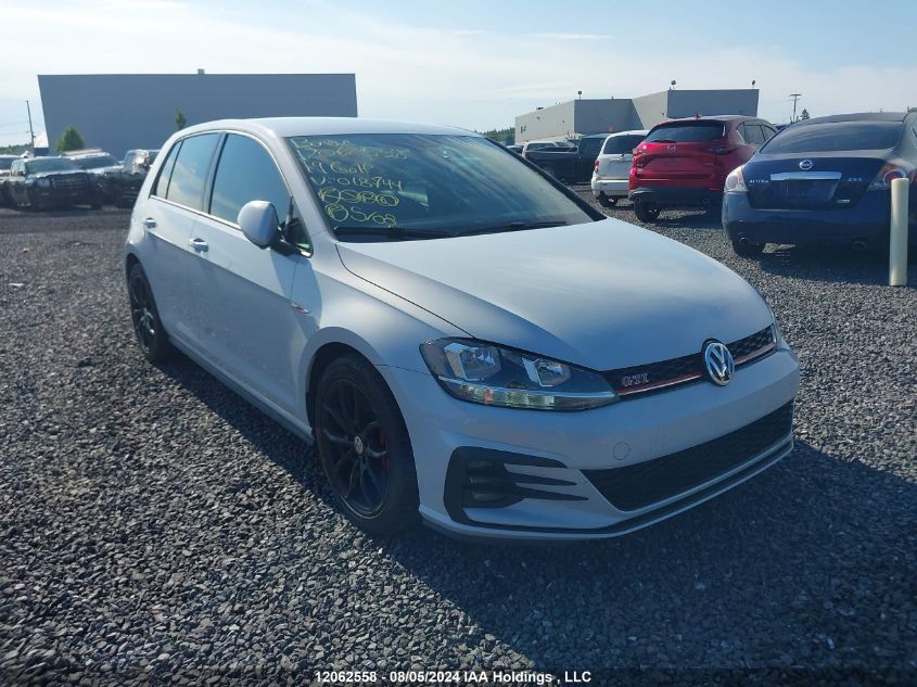 2019 Volkswagen Golf Gti VIN: 3VW6T7AU3KM018744 Lot: 12062558