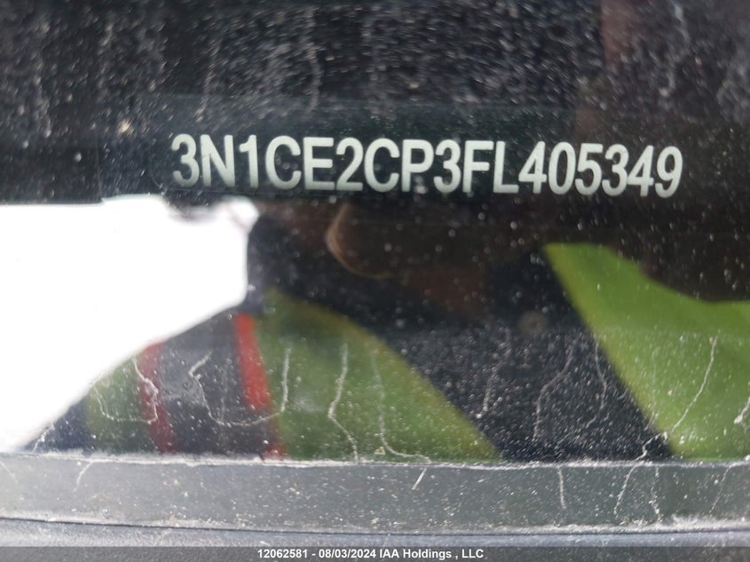 2015 Nissan Versa Note Sl VIN: 3N1CE2CP3FL405349 Lot: 12062581