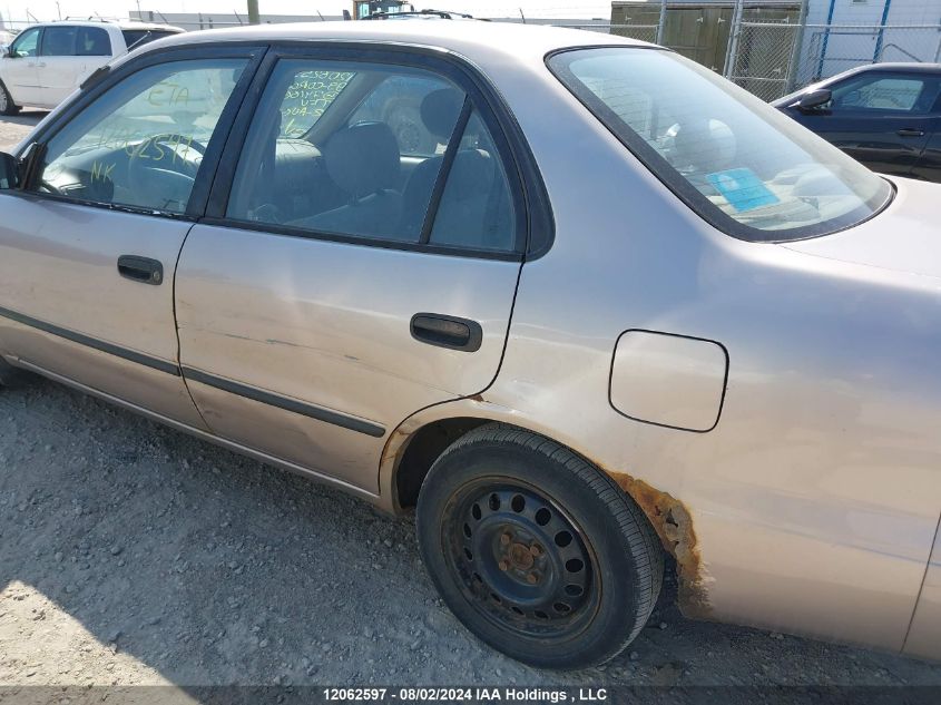 1999 Toyota Corolla Ve/Ce/Le VIN: 2T1BR12E0XC741665 Lot: 12062597