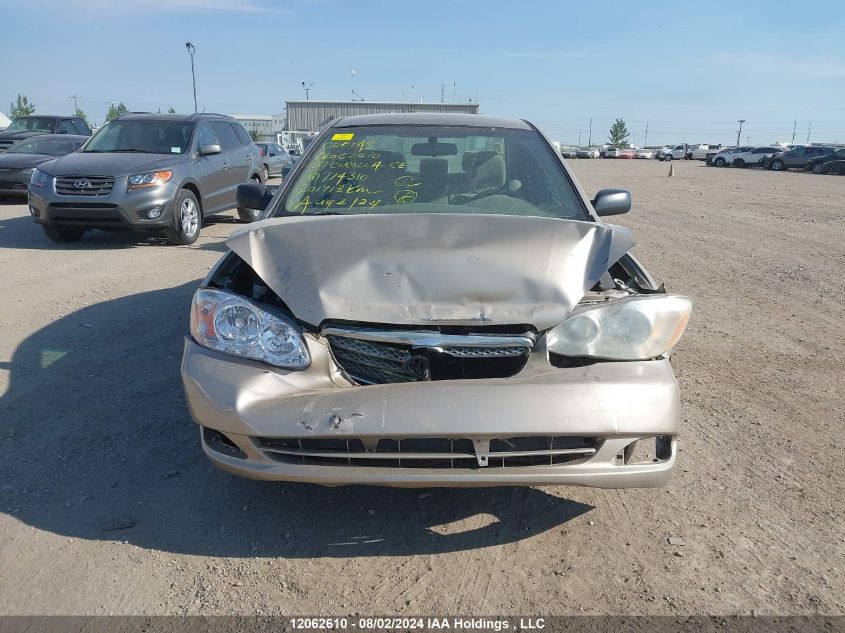 2007 Toyota Corolla Ce/Le/S VIN: 2T1BR32E27C774310 Lot: 12062610