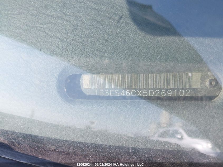 2005 Dodge Neon Sx 2.0 VIN: 1B3ES46CX5D269102 Lot: 12062624