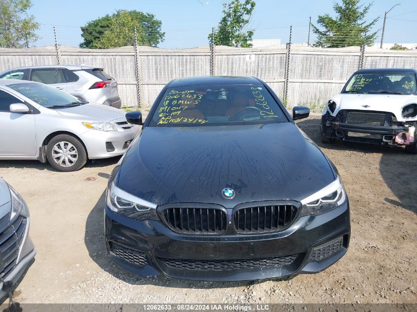 2018 BMW 5 Series VIN: WBAJE7C52JG891047 Lot: 12062633