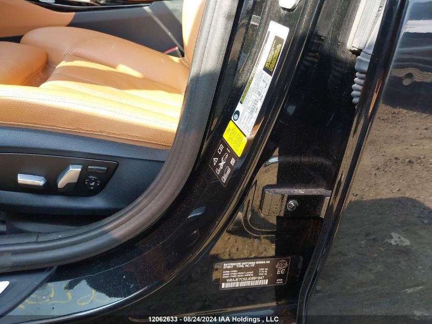 2018 BMW 5 Series VIN: WBAJE7C52JG891047 Lot: 12062633